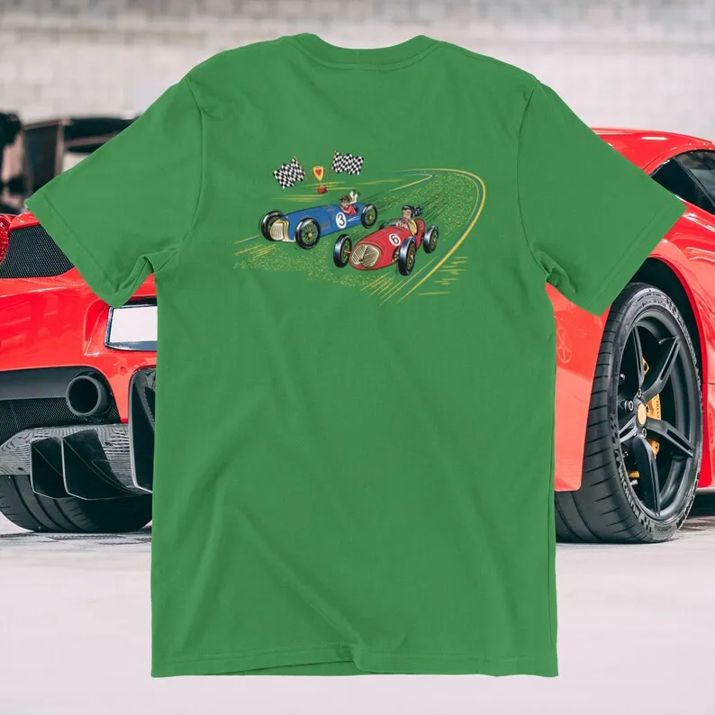 Maglietta Da Donna Verde Grand Prix Motor Raceway Speed Racer Maniche Lunghe O Corte