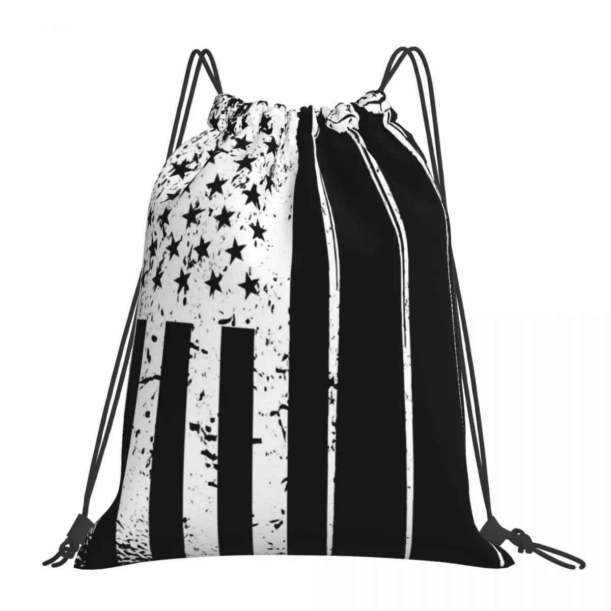 

American Fencing Gear Patriotic USA Flag Fencer 4th Of July Backpack Portable Drawstring Bag Drawstring Bundle Pocket Storage