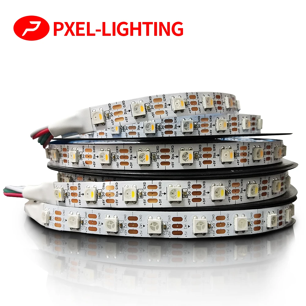 

SK6812 RGBW Led Strip Light 4 in 1 Similar WS2812B 1m 4m 5m 30 60 144 LEDs Individual Addressable RGBWW Led Lights IP30 65 67 5V