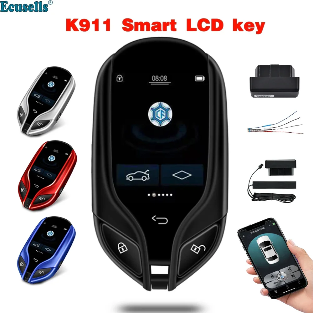 

New K911 Smart Digital Key for Maserati Style Work with Mobile Phone PKE Keyless Entry System for All Keyless Entry Cars