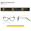 Women Myopia Glasses Men Vintage Blue Light Blocking Eyeglasses Square Small Frame Optical Nearsighted Eyewear 0 To -600 4