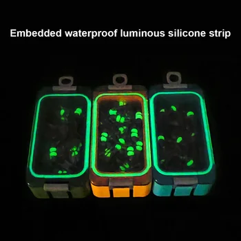 Ball Bearing Squid Jig Fishing Swivels Luminous Fishing Swivel Connector Rolling Barrel Swivel Saltwater Freshwater Fishing Gear 6