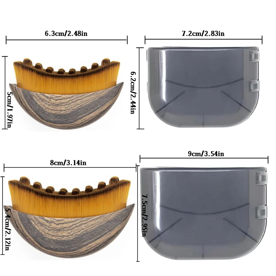 Nouvelle brosse de massage lymphatique avec boîte de rangement pour stimuler et redessiner le contour du visage_voghion.com