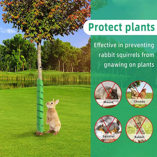 2Pcs Fa Csomagtartó Védelmező Karcolásálló Rágásgátló Időjárás-Rezisztens Spirál Csengő - Image 5