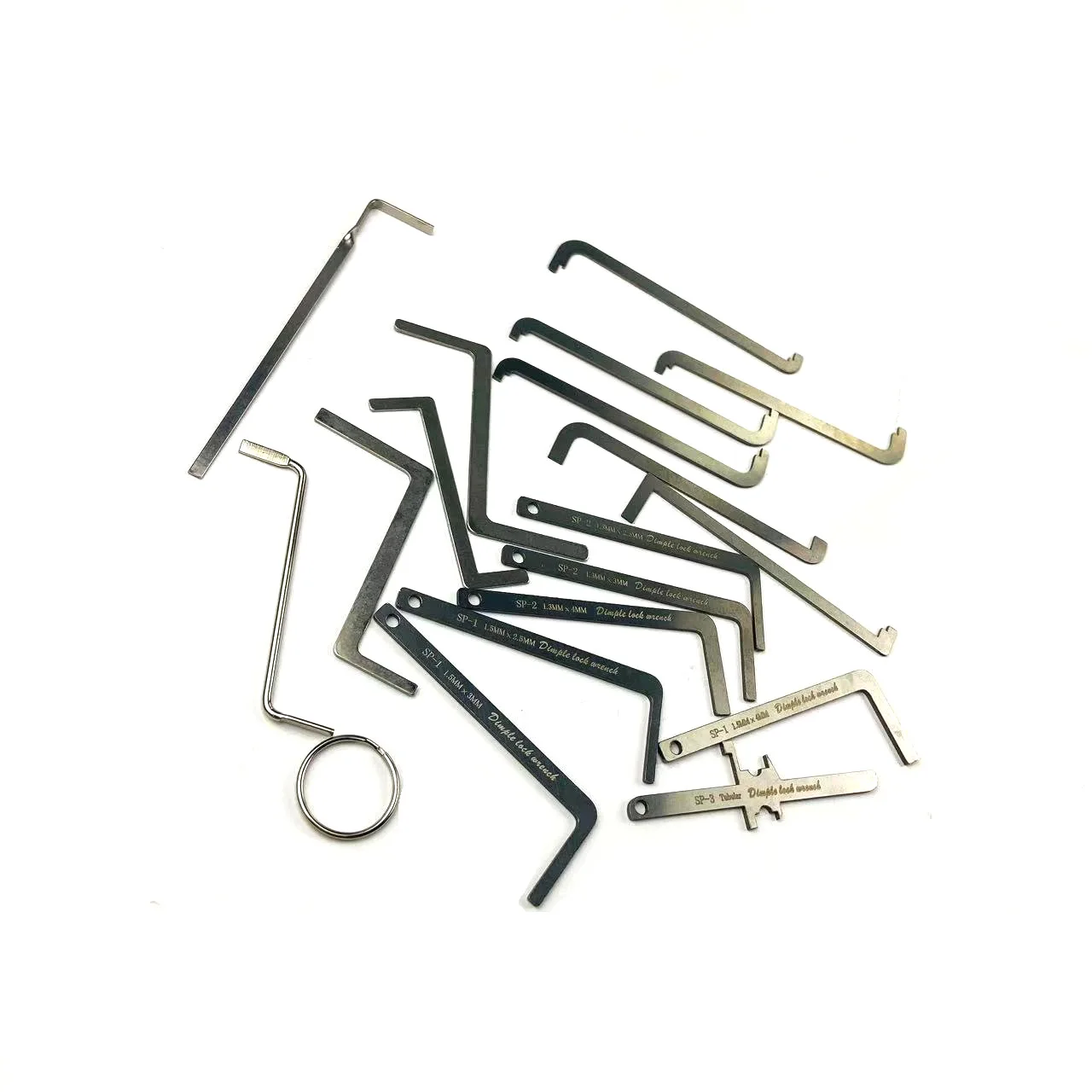 para Serralheiro, Iniciante Prática, Aço Inoxidável Bloqueio Push Rod Crowbar