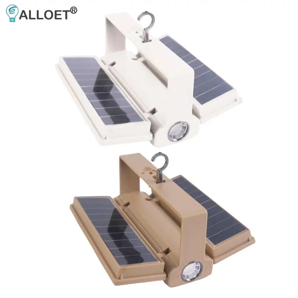 XPE LED Portable Lamp 480LM 1500mAh Outdoor Lights Foldable Solar Type-C USB Rechargeable Blackout Emergency Equipment