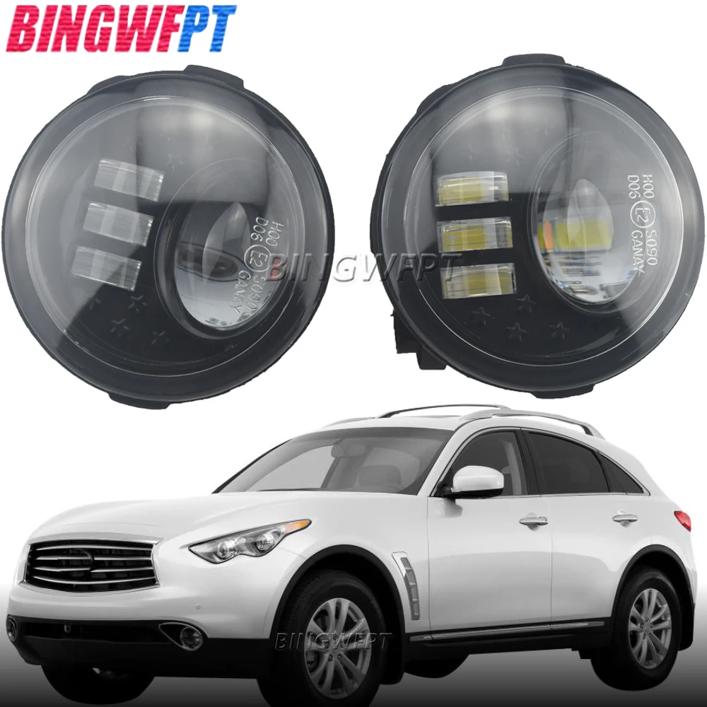 2 Pieces For Infiniti FX FX35 FX37 FX45 FX50 FX30D 2006 2015 Car H11