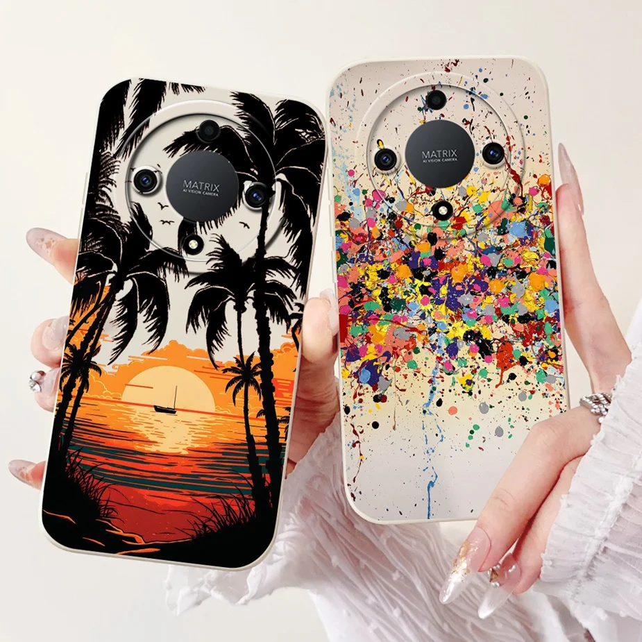 Charming Cartoon Painted Soft TPU Phone Case