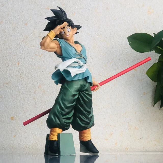 35cm Son Goku Super Saiyan Figura Dragon Ball Z Super Master Stars Peça O Filho  Goku Manga Estatueta Pvc Brinquedos Modelo para crianças