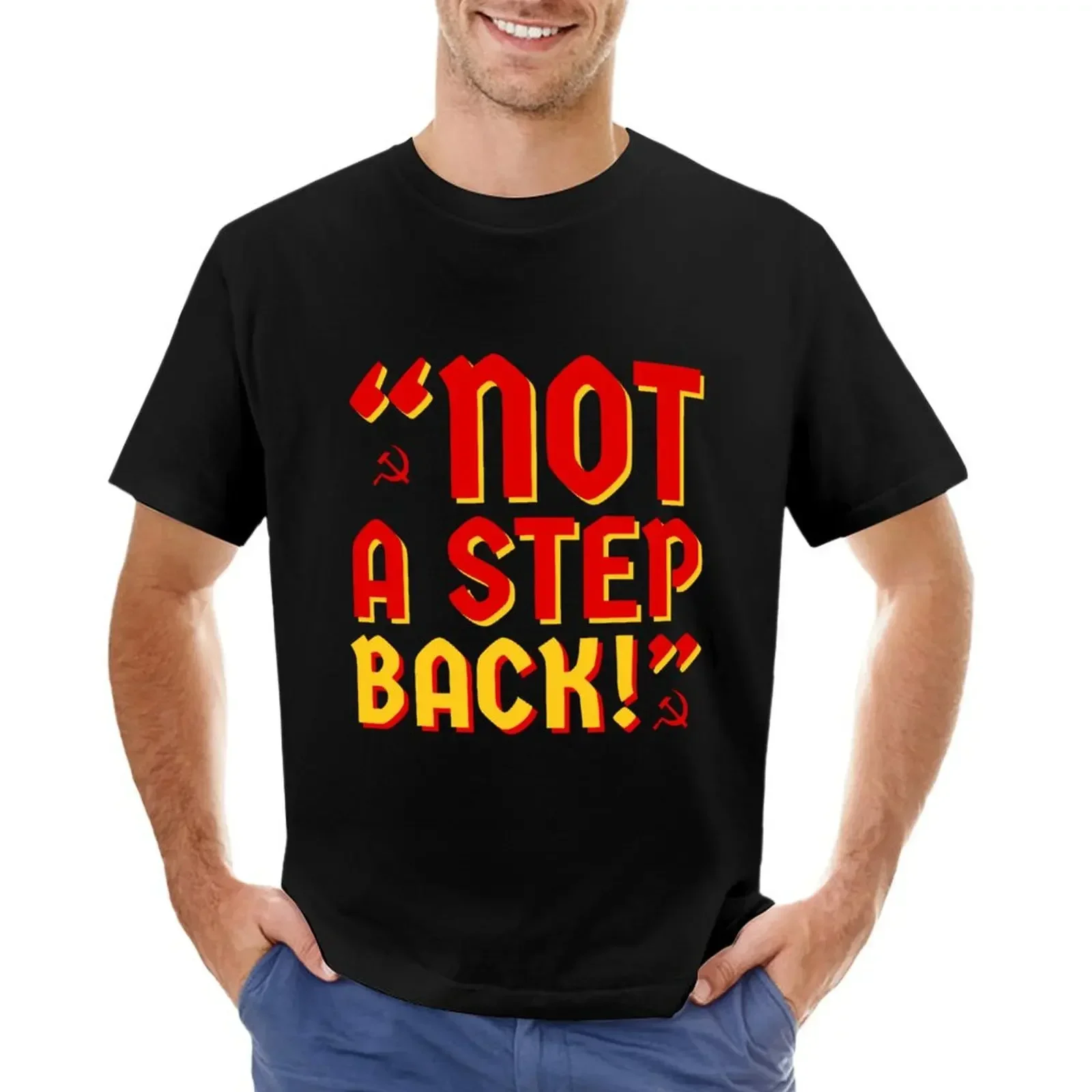 

Order 227- Not a Step Back! (Kommunist) T-shirt anime oversizeds customs men clothing