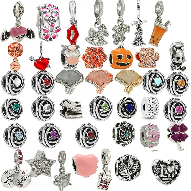 

10Pcs/Lot New Arrival Pumpkin Feather Charms Beads Pendant Fit DIY Bracelets Necklaces For Women Kids Jewelry Making Wholesale