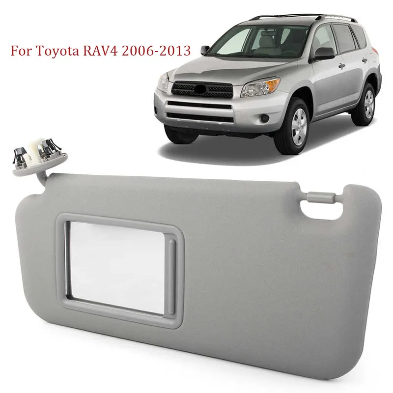 

Автомобильный солнцезащитный козырек для автомобиля Toyota RAV4 2006-2013, крышка для зеркала под раковину, блокирующая солнечный свет, автозапчасть 74320-42501-B2 74310-42452-B2