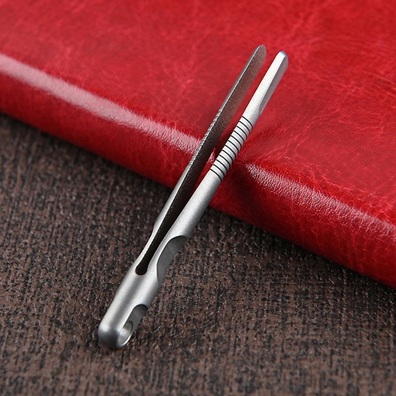 Compact Titanium Alloy Precision Tweezers