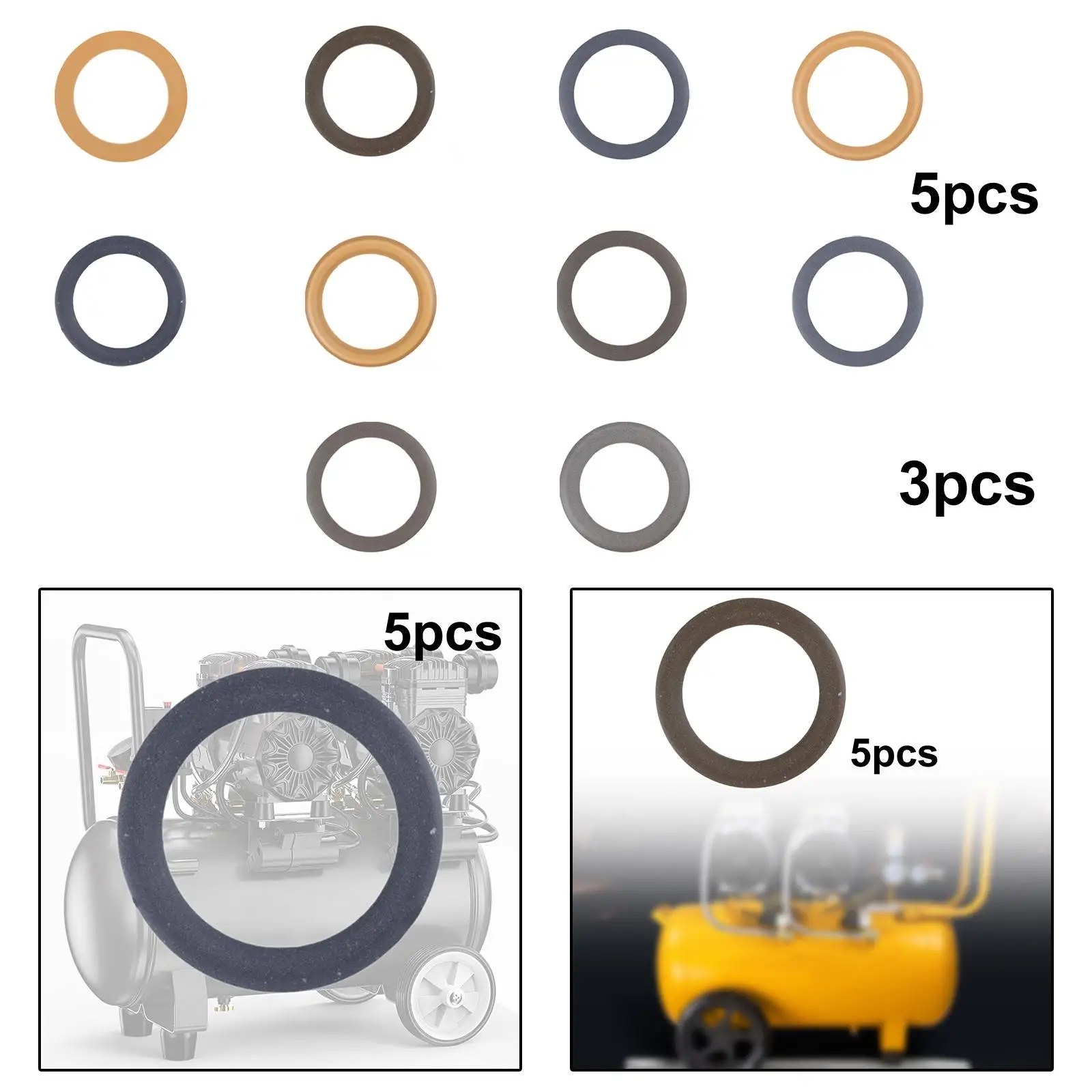 Air Compressor Piston Ring Replacement Portable Sturdy Air Compression Piston Ring Oilfree Silent Compressor Rubber Piston Ring Air Compressor Piston Ring Replacement Portable Sturdy Air Compression Piston Ring Oilfree Silent Compressor Rubber Piston Ring