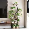 Grow Lights, 59 in 8 Tiered Tall Plant Shelf, S-shaped Metal, Plant Shelves 4
