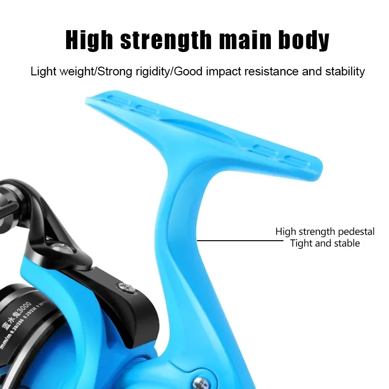 Huidiao 스피닝 릴 최대 드래그 8-10kg, 낚시 LSG2000-7000 릴 금속 스풀 핸들, 바다 지그 잉어 릴, 낚시 코일 휠