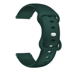 Colorful 18mm Soft Bow Buckle Wristband Strap for 18mm universal (Green)
