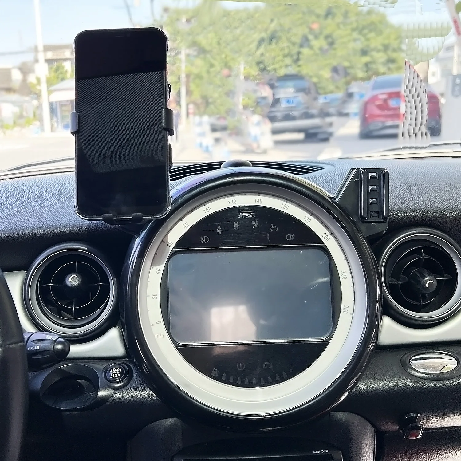 Car Phone Holder For MINI Cooper 2007 2010 2011 2012 2013 R56 2nd Gen Screen Fixed Bracket Wireless Charger Mobile Phone Mount AliExpress 34