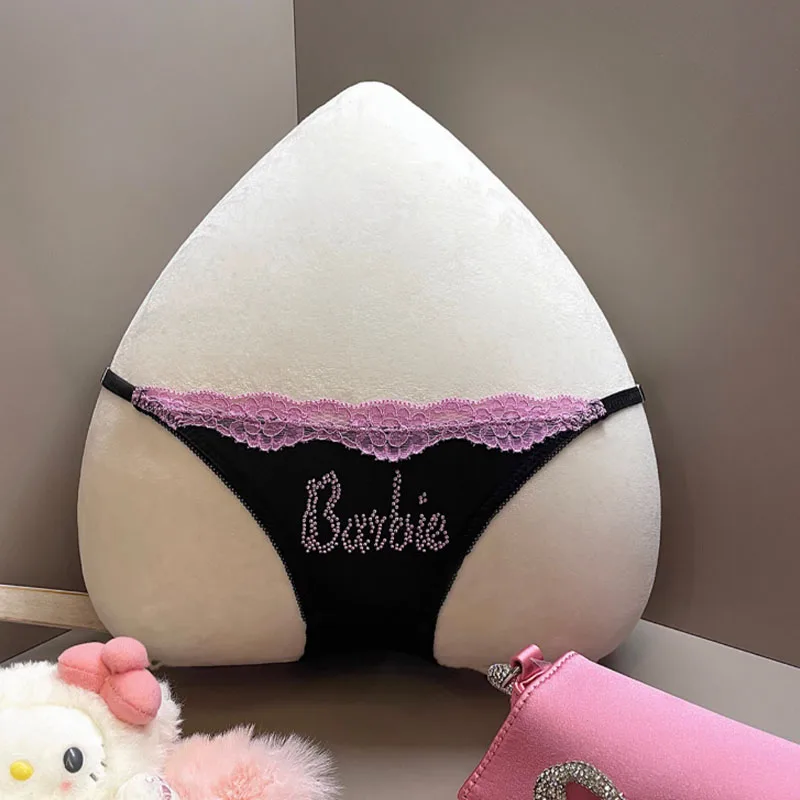 Simpatiche Mutandine Barbie In Puro Stile Lust Con Bordo In Pizzo Slip Traspiranti E Comodi, Mutandine Sexy Piccanti Dolci