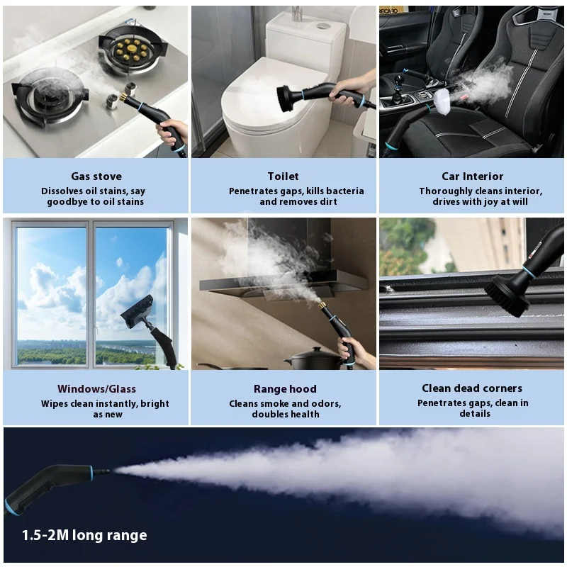 LEST-C1/C2 Steam Cleaner Large Capacity Portable for Home & Hotel