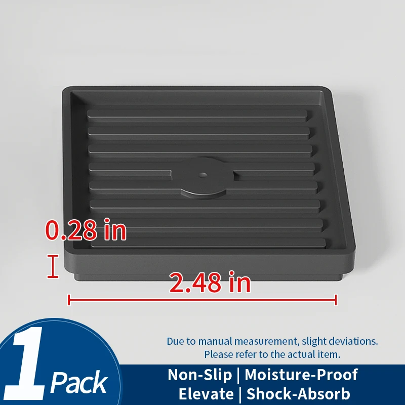 Versatile Anti-Slip Stackable Furniture Risers with Scratch Protection