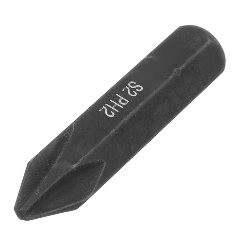 블랙 8mm 합금강 나사 충격 비트 강력한 자기 비트 내마 모성 PH1 / PH2 / PH3 3 개 세트 도구 40JA