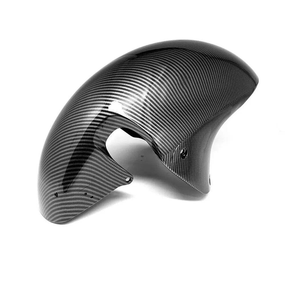 Motorcycle Accessories Hydro Dipped Carbon Fiber Finish Front Tire Fender Guard Hugger For
