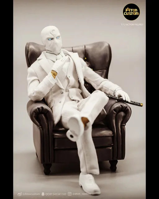 Atoncustom ムーンナイト　ミスターナイト　1/12フィギュア　AC Atoncustom 1/12 Mr. Night Action Figure