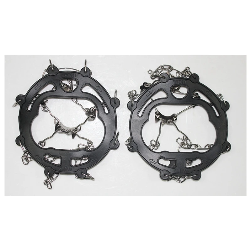 Crampons Stainless Steel Anti-Skid Ski Claws Mud Ice And Snow Anti-Skid Shoe Covers Mountaineering Anti-Skid Shoe Chains 2