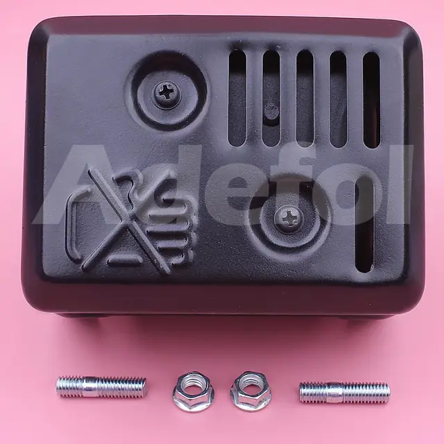 thumbnail image 2 of Lawn Mower Muffler YGQ GX160 Muffler Silencer Assembly For Honda 5.5hp 6.5hp Exhaust Tip 2 of 12