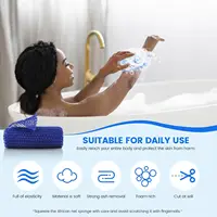 1/3 pcs African Mesh Sponge，Cleansing Exfoliating Towel for Sauna & Shower, Durable Personal Care Bath Tool，Gentle Deep Exfoliat 3