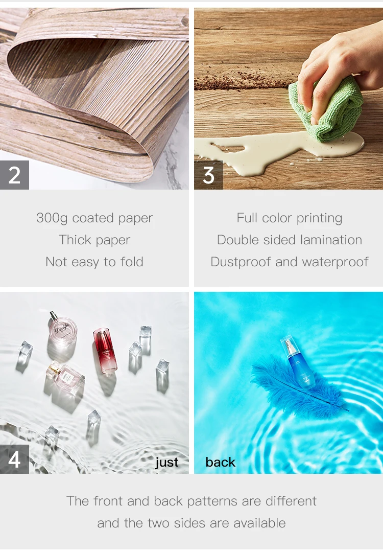 Description Picture 4 of itemPhoto Backdrop Wallpaper 57*87CM 2 Side Photography Background Studio Kits Accessories Props Photocall Manicure Products Jewelry