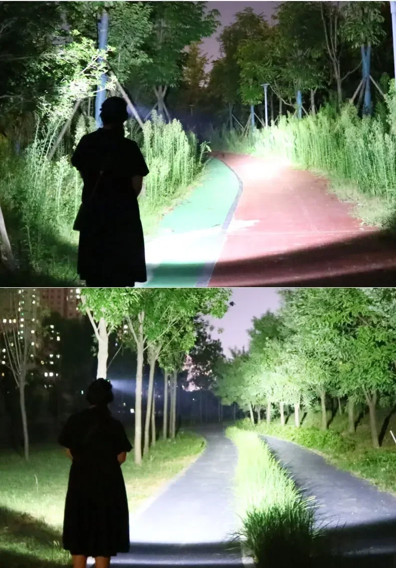 รูปสินค้า ไฟฉาย LED พกพา สำหรับตกปลาและกิจกรรมกลางแจ้ง