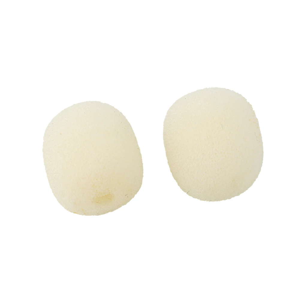 

Новый чехол из пены, бежевая прочная пенопластовая гарнитура, микрофон, гарнитура, микрофон, чехол для микрофона, практичный микрофон