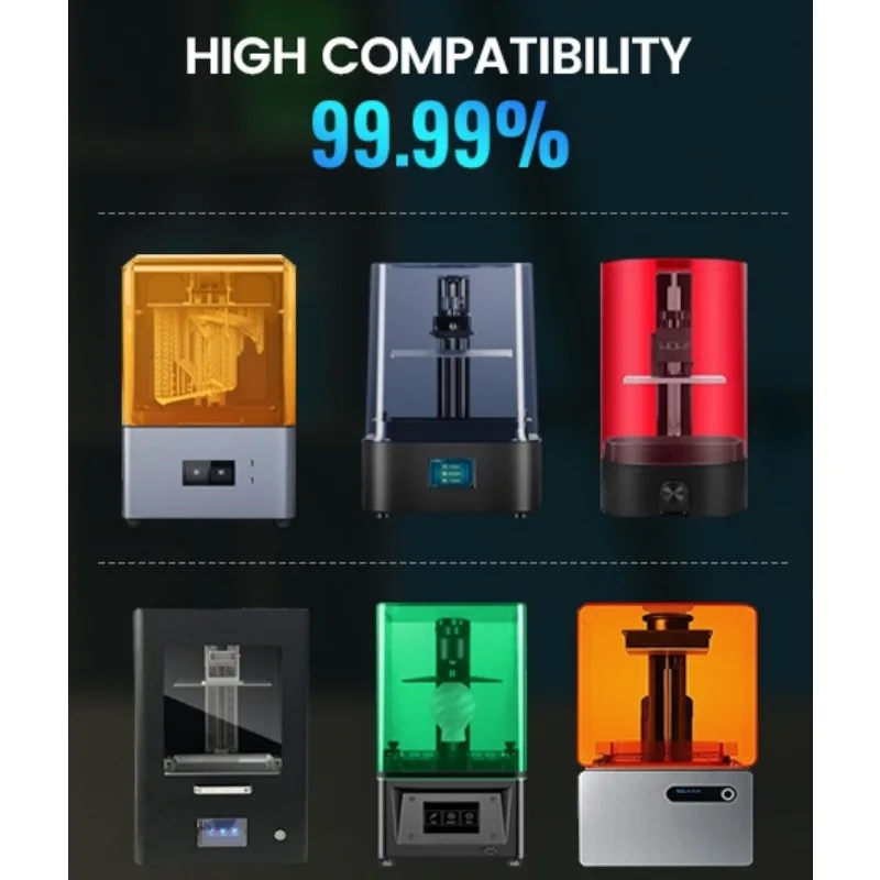 LCD 3D 프린팅용 적색 왁스 유사 UV 경화 송진, 빠른 고정밀, 빠른 경화 해상도, 낮은 악취, 1000g, 405nm