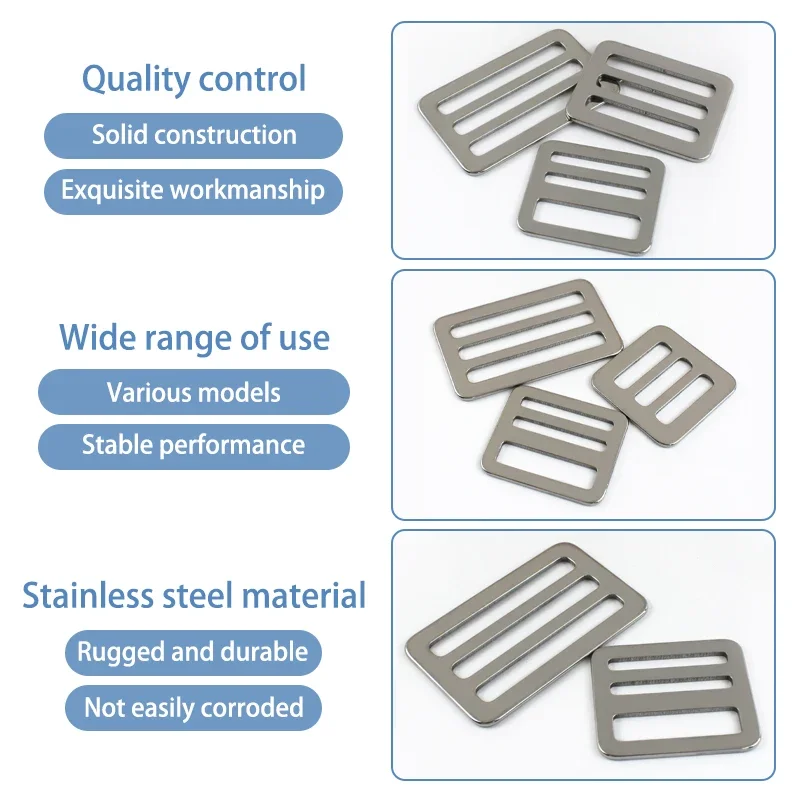 Adjustable Stainless Steel Metal Buckles