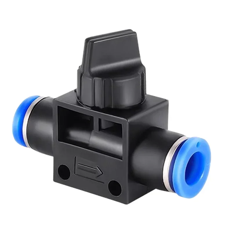 HVFF 2 Way Pneumatic Fitting Quick Push Connector Tube Hose Air Pneumatic Parts Plastic Switch Controller 4mm 6mm 8mm 10mm 12mm