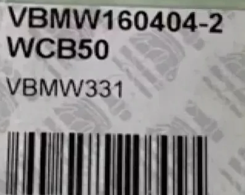 ORIGINAL 1PCS CARBIDE INSERT VBMW160404-2 WCB50