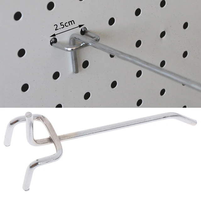 10pcs Wall Mount Display Hooks Hanger 200mm Length Wall Board Hooks For  Supermarket Store - Hooks - AliExpress