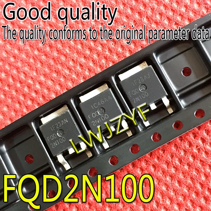 

(10 шт.) Новинка FQD2N100 TO-252 1.6A 1000V MOSFET Быстрая доставка