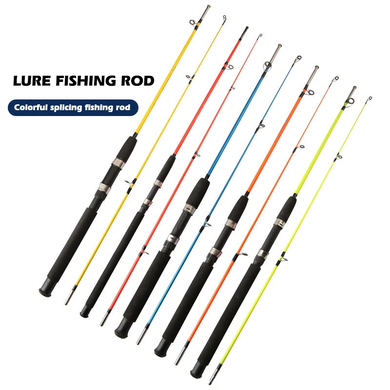 Lure Fishing Rod Solid Glass Fiber Reinforced Plastic Splicing Fishing