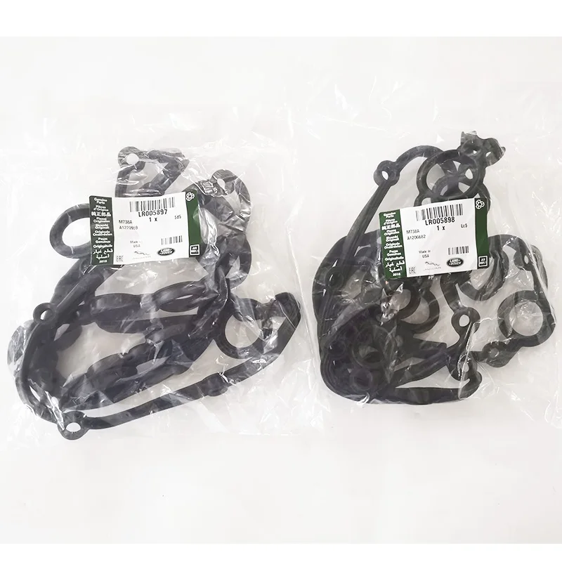 1 Pair of LR005898 LR005897 Cylinder Head Cover Gaskets for Land Rover