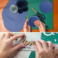 1/3pcs Self-Healing Cutting Mats 0.9mm Durable Plastic for Fabric Patchwork Sewing Scrapbooking Projects Essential Craft Tools 5