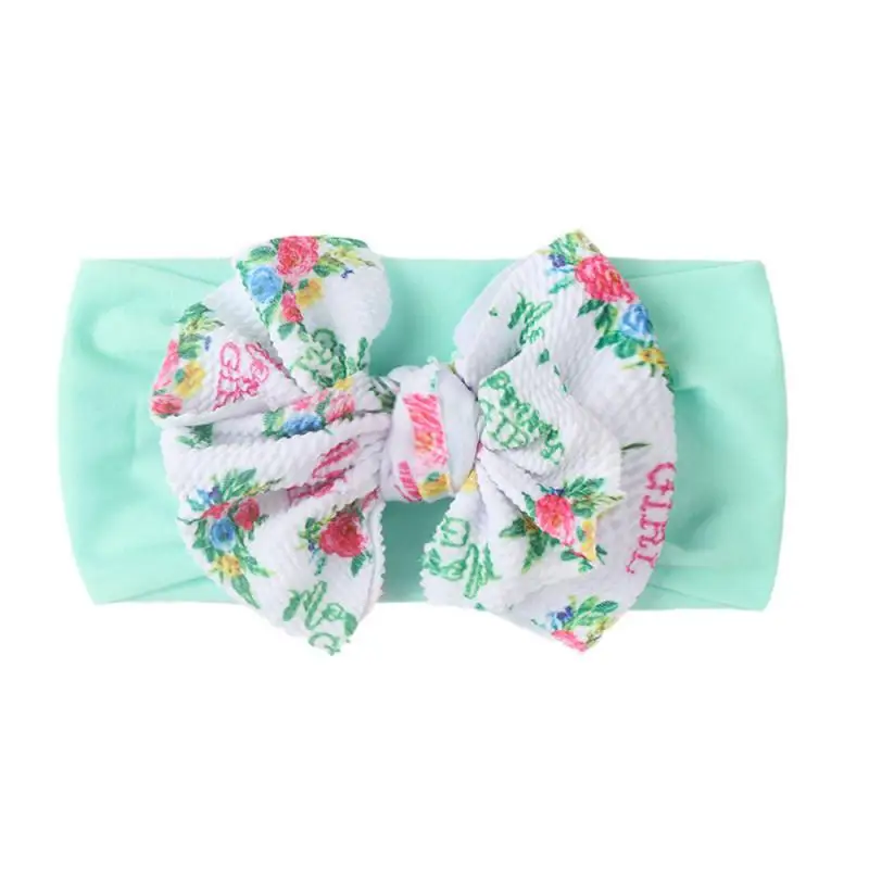 1pcs 0-4Y Baby Headband Elastic Bowknot Bohemia Infant Turban Girl Soft Cotton Headwear Cute Princess Newborn Hair Accessories baby accessories basket