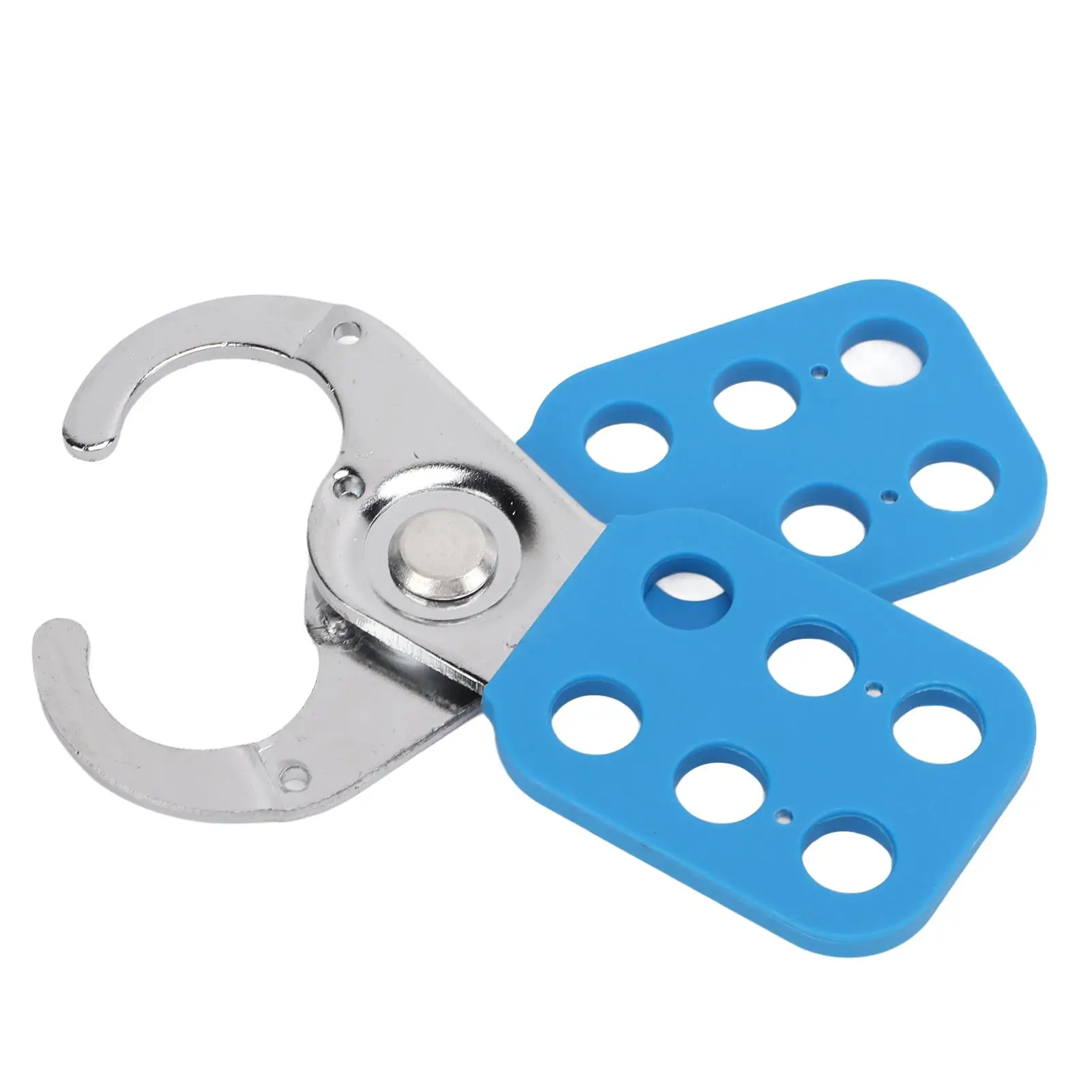 High Security Safety Hasp Lock with 6 Holes-Durable Anti-Rust Lockout Tagout Solution for home and Industry