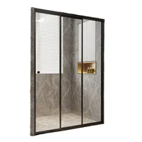 Triple Sliding Shower Door, Glass Wall Partition, Bathroom Partition, Home and Hotel Use, Hot Sale 1