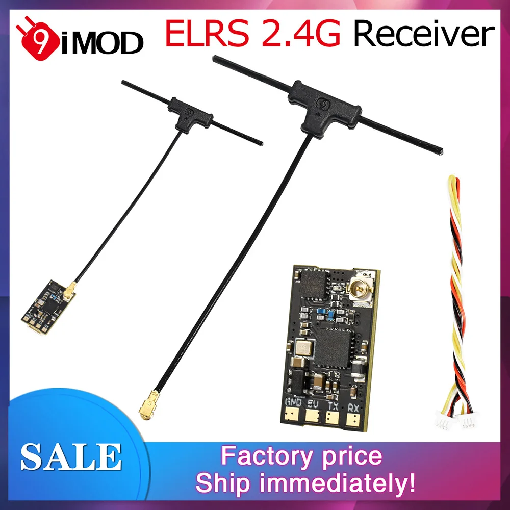 Récepteur ExpressLRS 2.4GHz Nano ELRS FPV pour Drone RC