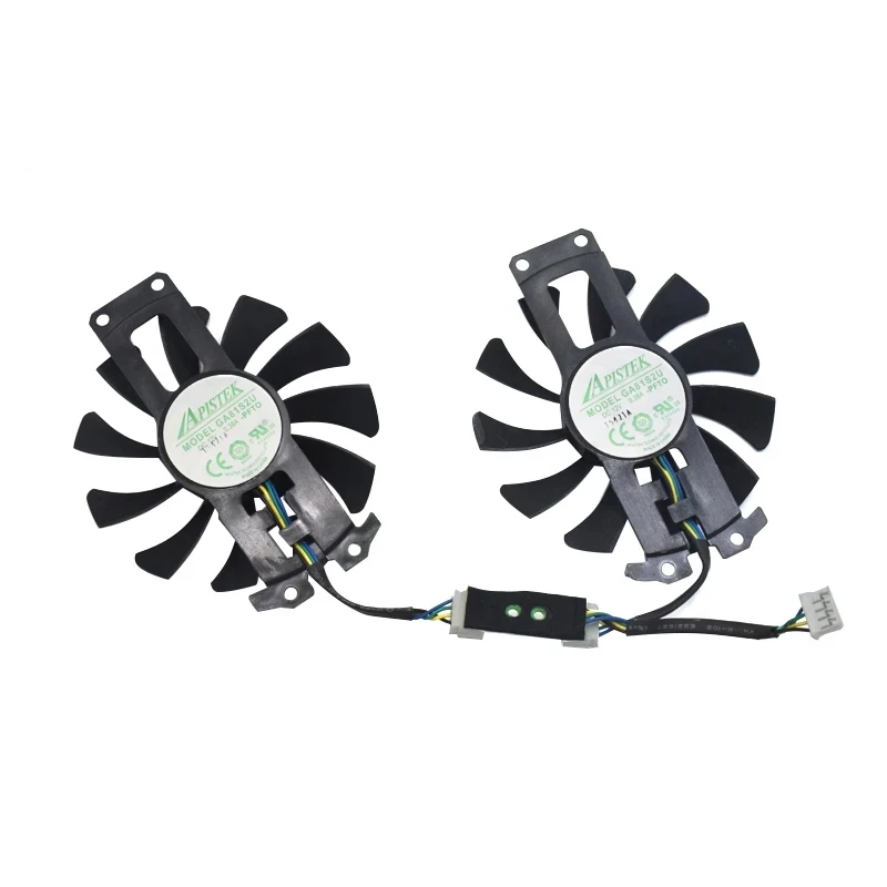 75mm GA81S2U Apistek 12V 0.38A 4핀 쿨러 팬 ZOTAC GTX960 GTX 960 4G PCI-EDC 그래픽 비디오 카드 팬용
