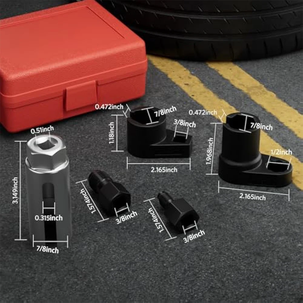 5pcs Oxygen Sensor Socket Kit 6