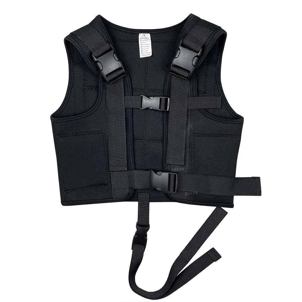 

Men's 3MM Neoprene Wetsuit Vest Underwater Weighted Vest Adjustable Lead Block Vest Professional Underwater Hunting Vest 2023